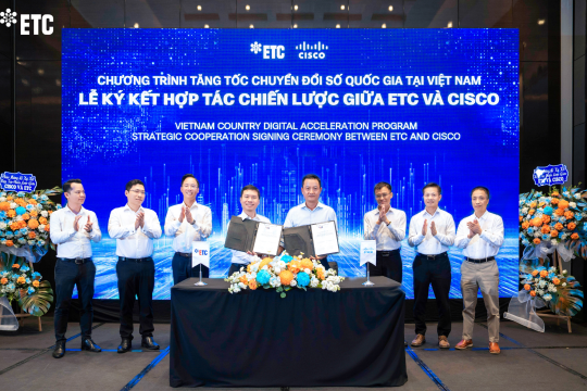 ETC VÀ CISCO HỢP TÁC PHÁT TRIỂN TRUNG TÂM DỮ LIỆU BẢO MẬT THẾ HỆ MỚI CHO TƯƠNG LAI SỐ CỦA VIỆT NAM