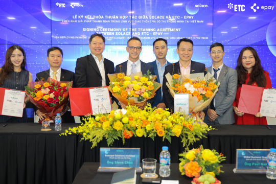 ETC - EPAY VÀ SOLACE KÝ KẾT HỢP TÁC TRIỂN KHAI GIẢI PHÁP THANH TOÁN TRONG LĨNH VỰC GIAO THÔNG THÔNG MINH VÀ SMART CITY