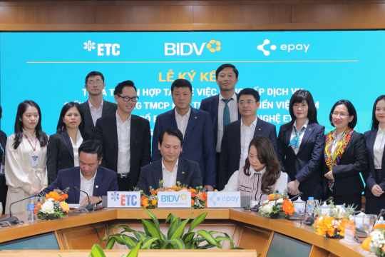 ETC & EPAY ký thỏa thuận hợp tác với BIDV - Cam kết hợp tác đa dịch vụ, đa lĩnh vực
